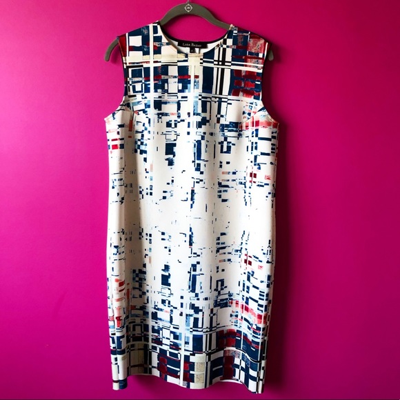 Lida Baday Dresses & Skirts - Lida Baday Abstract Multicolored Sheath Dress